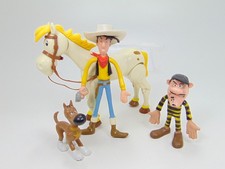 4 figurine lucky luke joe