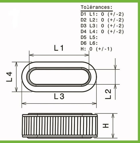 Filtre air green pour - filtre,
