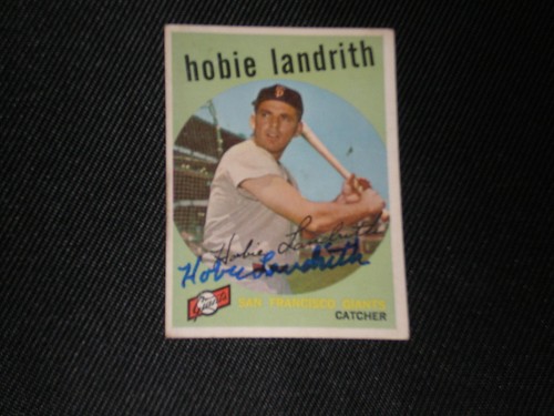 Hobie landrith 1959 topps - landrith,
