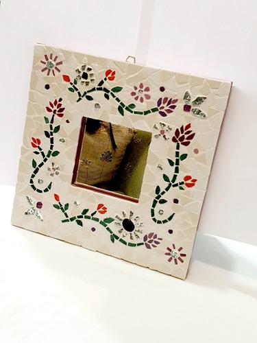 Miroir mosaique fait la - mosaique,