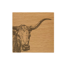 Sous-verre simple en chêne