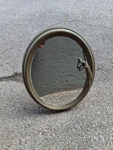 Miroir oval art nouveau - oval,