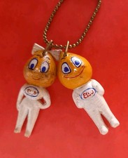 PORTE CLE COUPLE ESSO Mme Mr