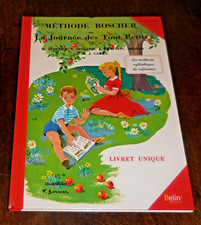 Livre Méthode BOSCHER ou La Journée des Tout Petits Livret unique 2013 Belin