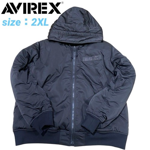 Avirex padded hooded jacket - avirex,