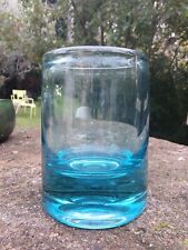 Vase En Verre Soufflé Signé