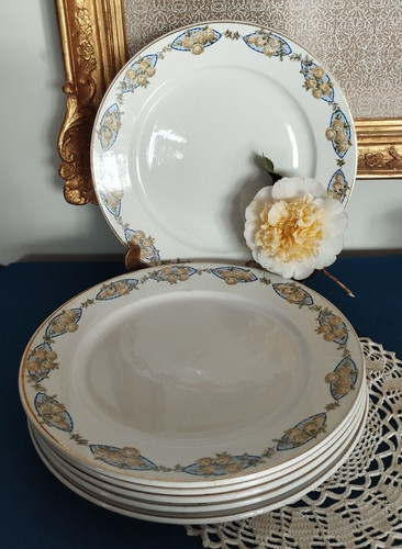 Assiettes plates anciennes - assiettes, anciennes,