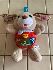 CHANT'TOUTOU - VTECH BABY - Petit chien peluche Hochet musical et lumineux -