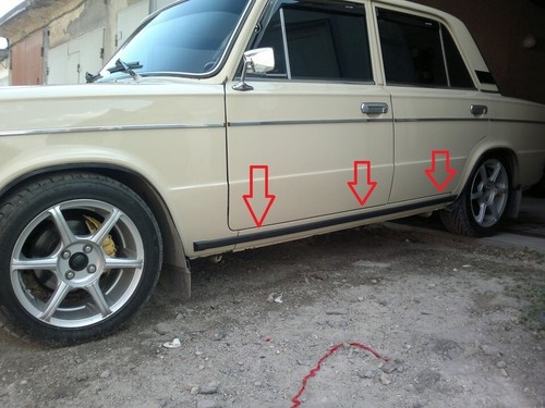 Threshold molding pcs lada - threshold,