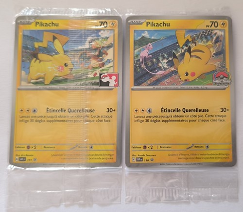 Carte pokémon pikachu svp 101 - carte,