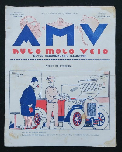 Revue auto moto velo 1929 - revue,
