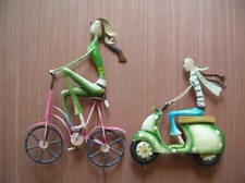 Lot de 2 sculptures jeunes