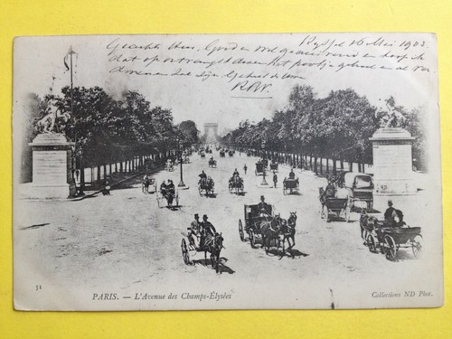 Cpa paris 1903 transport - cpa,
