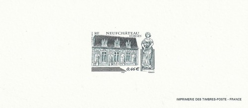 Gravure epreuve timbre - timbre, poste