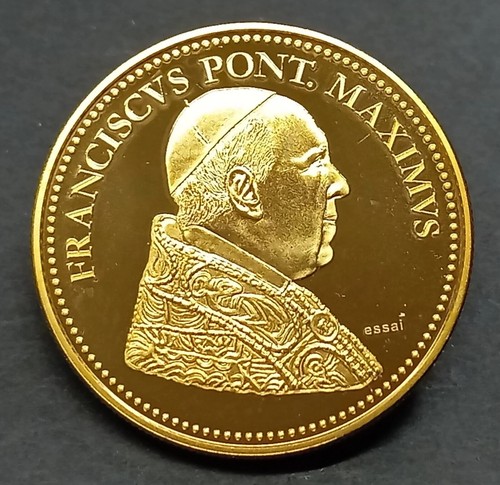 Médaille pape francois - mÉdaille,