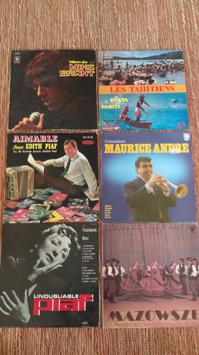 Lot disques vinyles - lot, tours