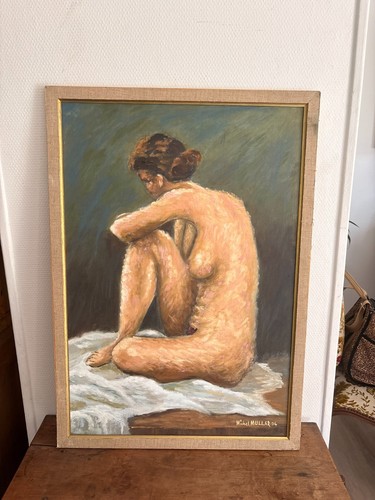 Ancien peinture huile - ancien,