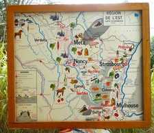 ancienne carte géographie MDI