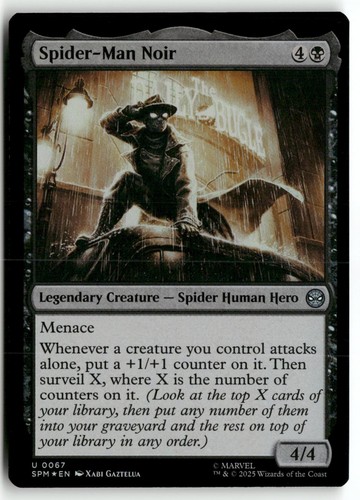 Spider man noir spm - noir, 67
