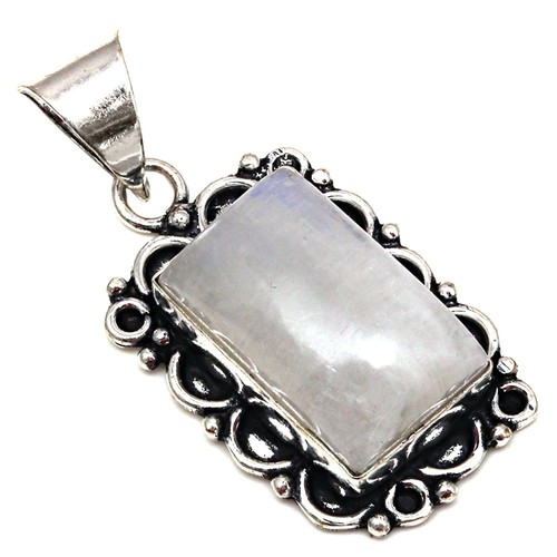 Pendentif pierre lune - pierre,