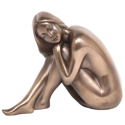 Statue érotique femme nue - , en
