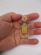 Ancien flacon de parfum miniature Noir Weil Paris bouchons en verre