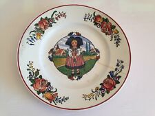 ANCIENNE ASSIETTE plate  HANSI LES ANNALES SARREGUEMINES ANCIENNE SIGNATURE 