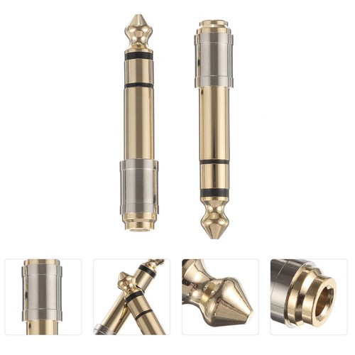 2pcs copper 35mm 3 5mm - 2pcs, 6.35mm