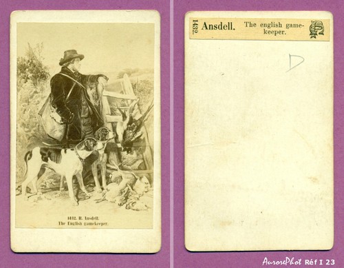 Cdv animaux garde chasse - cdv, garde-chasse