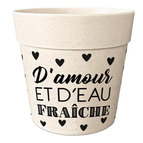Cache pot bambou - cache-pot, en