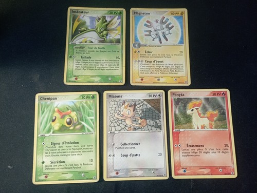 Lot cartes pokémon unco - 5, co