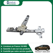 🇫🇷 MECANISME LEVE-GLACE AVANT GAUCHE PEUGEOT 3008 ➤9221FF ♻️