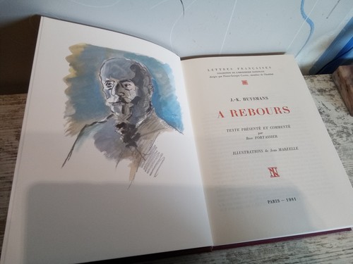 Huysmans rebours note - à,