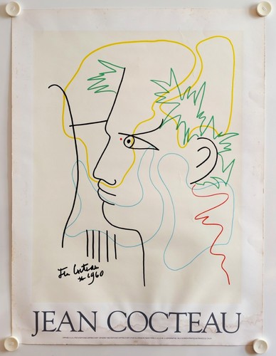 Affiche jean cocteau - cocteau, orphée