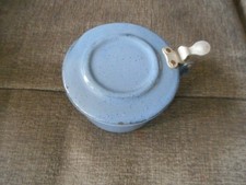 crachoir Métal émaillé bleu