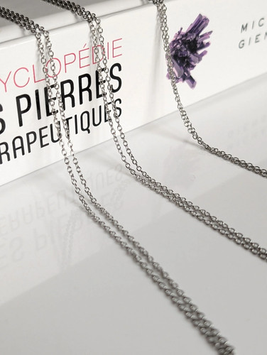Chaîne collier inox - fine, 46