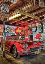 PLAQUE EN MÉTAL   voiture us