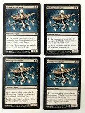 Mtg Magic Playset 4x Wicked Akuba Kamigawa Warriors Exc Vf