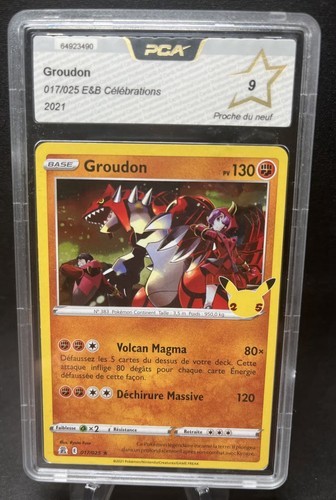 Carte pokémon holo groudon - pokémon,