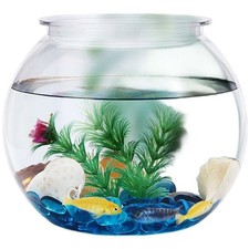 Bol à poisson transparent sûr aquarium réservoir rond antidéflagrant pour en