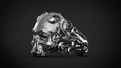 Bague tête mort vintage - mort,