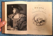 1832 Vesta livre de poche pour l'année 1832 millésime 2 revue livre ancien