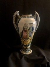 Vase Henriot Quimper, Signé