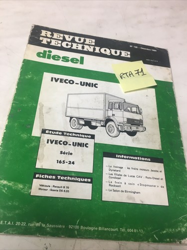 Revue technique diesel - diesel, rtd