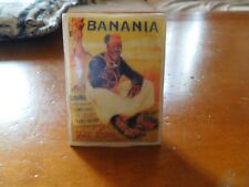 RARE PLAQUE EMAILLEE BOMBEE BANANIA SUR PLAQUE EN CUIVRE