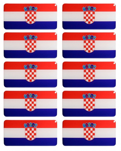 Croatie drapeaux autocollants - drapeaux,