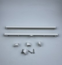 Grille d’aération pour fenêtre en uPVC blanche 400 mm
