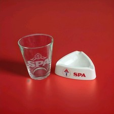 Superbe verre et cendrier spa monopole