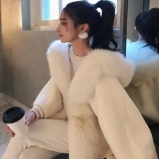 Manteau cape femme en laine