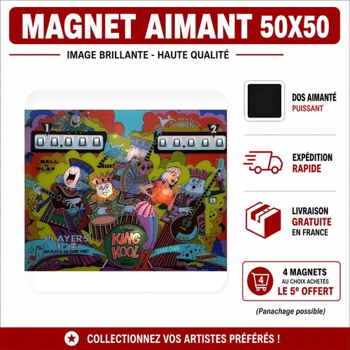 Magnet king kool gottlieb - magnet,